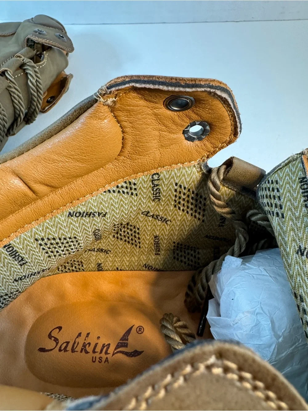 Salkin Men's 2.0 Trail Barefoot Boots Leather Waterproof Shoes US 12 NEW
